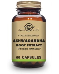 Ashwagandha-Wurzelextrakt (Whitania somnifera) - 60 Gemüsekapseln