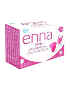 ENNA CYCLE Copa menstrual Talla S (Pequeña) 2 copas + esterilizador 