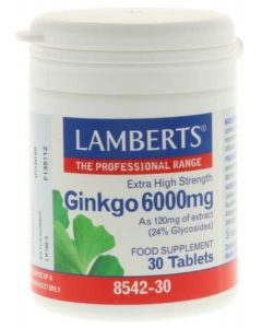 Lamberts GINKGO BILOBA 6000 mg 30 tablets