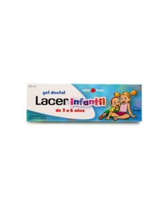 Lacer Infantil Gel Dental Fresa 2 a 6 años 50 ml