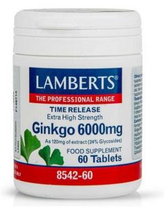 Lamberts GINKGO BILOBA 6000 mg 60 Tabletten