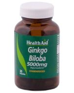 Extracto de ginkgo biloba 5000 mg 30 cápsulas - HealthAid